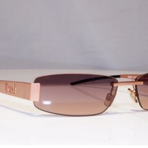 Women's Men's D&G boxed brown rose gold glasses.